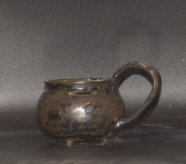 Black and Yellow Cauldron Mug - Image 2