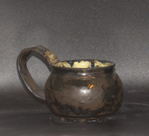 Black and Yellow Cauldron Mug