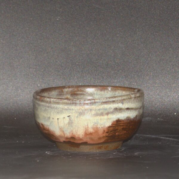 Light Blue and Brown Bowl