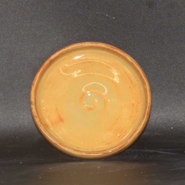 Tan and Brown Small Plate