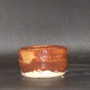 Tan/Brown Small Pot