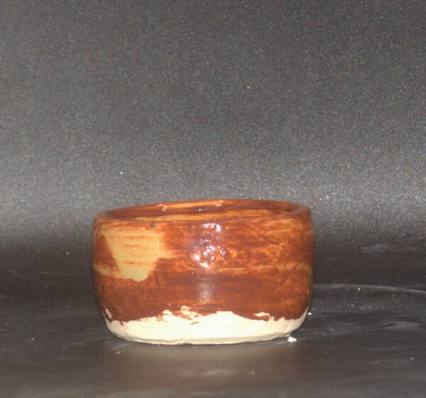 Tan/Brown Small Pot