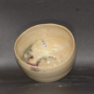 White and Red Bowl