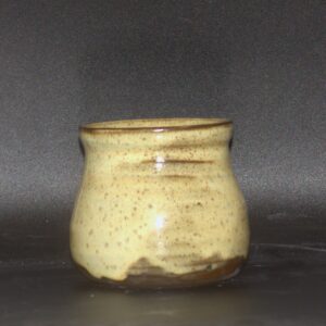 Yellow Speckled Vase