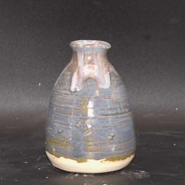 Denim Blue and Green Sake Set - Image 3