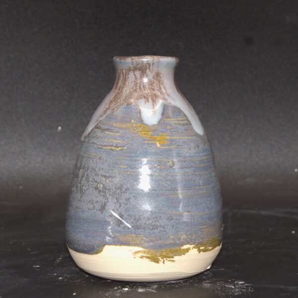 Denim Blue and Green Sake Set - Image 4