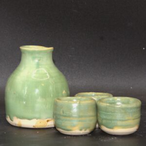 Spring Green Sake Set
