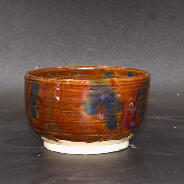 Brown and Blue Drip Bowl - Image 3