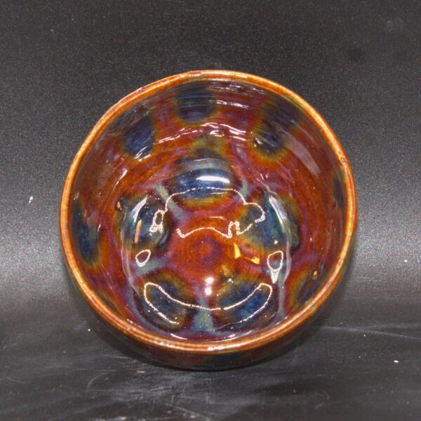 Brown and Blue Drip Bowl - Image 5
