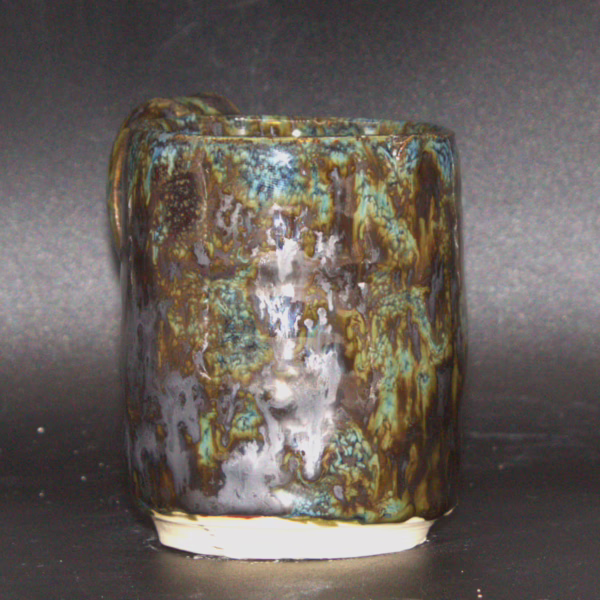 Tall Brown and Blue Speckled Mug - Image 2