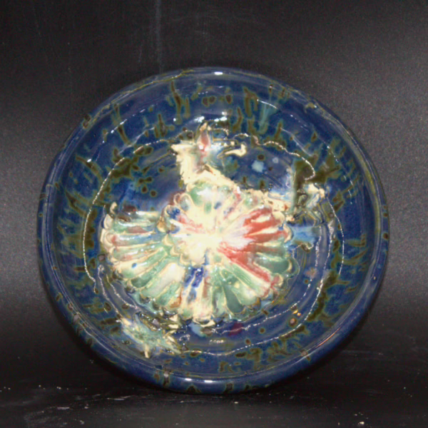 Blue Confetti Ammonite Plate - Image 3