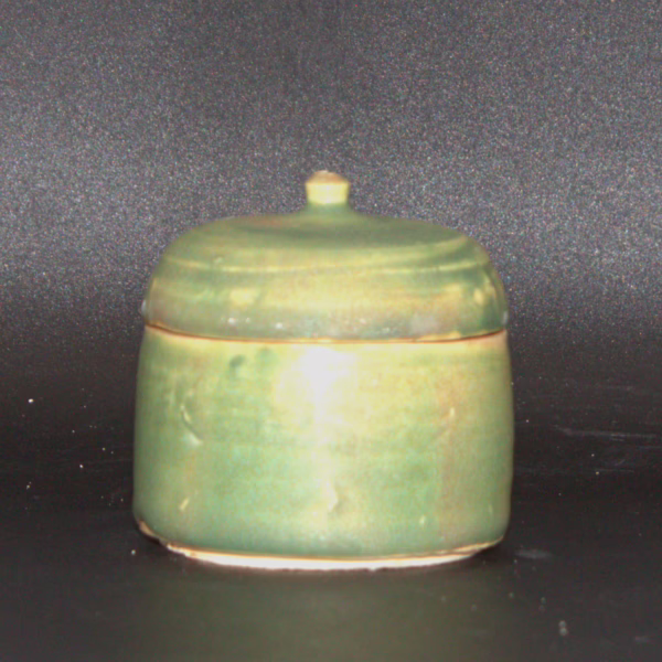 Spring Green Lidded Jar - Image 2