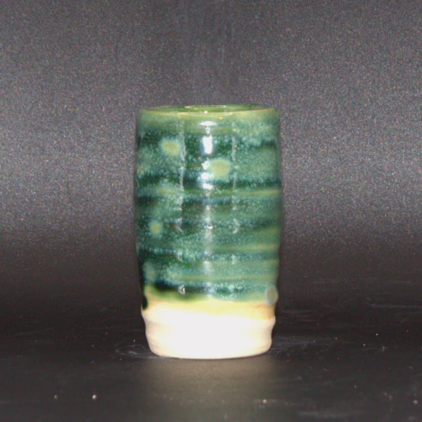 Speckled Dark Green Shot Glass - Image 2