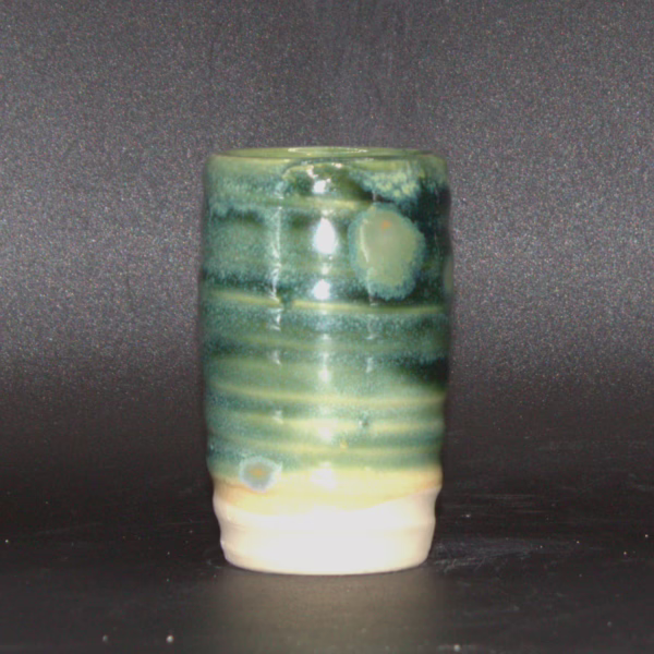 Speckled Dark Green Shot Glass - Image 3
