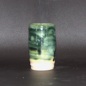 Speckled Dark Green Shot Glass