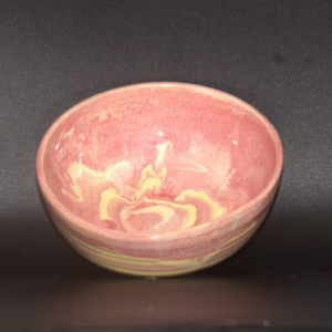 Rose and Yellow Bowl