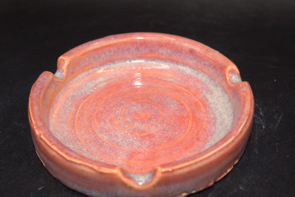 Salmon Pink Ashtray - Image 2