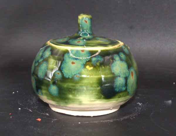 Olive Spotted Jar - Image 2