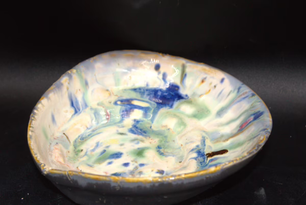 Rainbow Oyster Trinket Plate