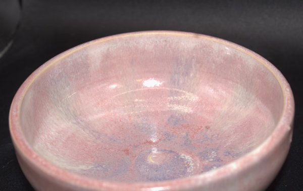 Small Pink Orchid Bowl - Image 4